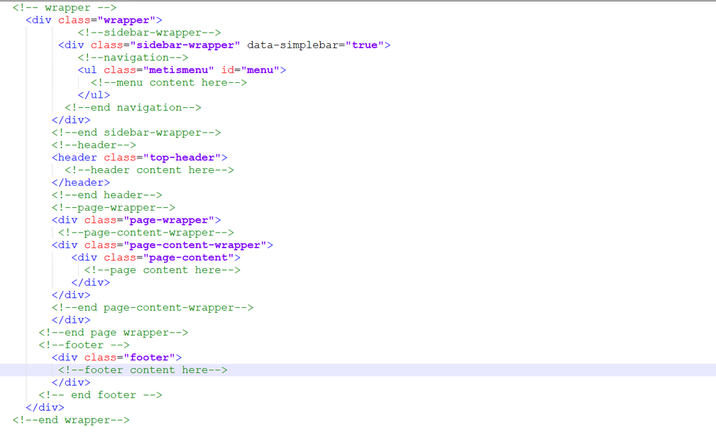 HTML Structure
